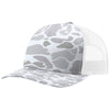 Richardson Blizzard Duck Camo/White Printed Five-Panel Trucker