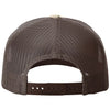 Richardson Desert Camo/Brown Printed Five-Panel Trucker