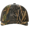 Richardson Mossy Oak Habitat/Brown Printed Five-Panel Trucker