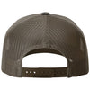Richardson Mossy Oak Habitat/Brown Printed Five-Panel Trucker