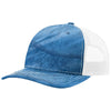 Richardson Realtree Fishing Light Blue/White Printed Five-Panel Trucker