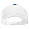 Richardson Realtree Fishing Light Blue/White Printed Five-Panel Trucker