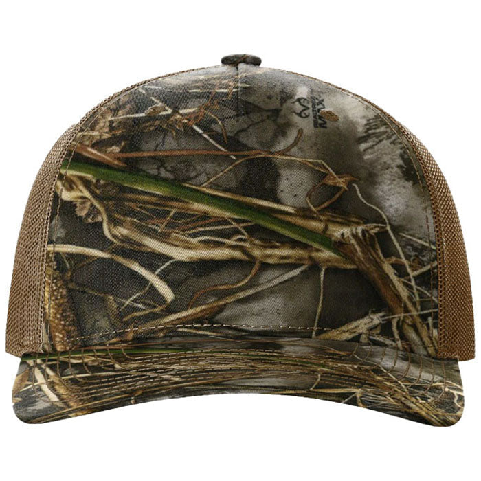 Richardson Realtree Max-7/Buck Printed Five-Panel Trucker