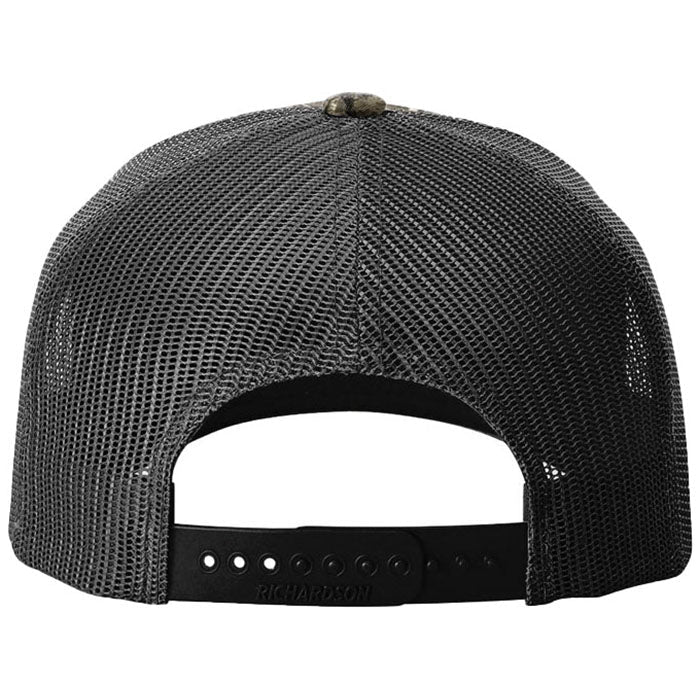 Richardson Realtree Timber/Black Printed Five-Panel Trucker