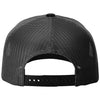 Richardson Sable Duck Camo/Black Printed Five-Panel Trucker