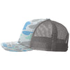Richardson Saltwater Duck Camo/Charcoal Printed Five-Panel Trucker