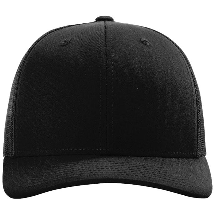 Richardson Black 112+ R-Flex Adjustable Trucker
