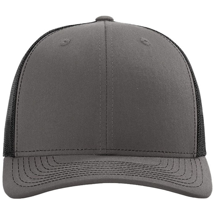 Richardson Charcoal/Black 112+ R-Flex Adjustable Trucker