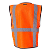 ML Kishigo Men's Orange Economy Mesh 6-Pocket Vest