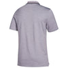 adidas Men's Grey Ultimate Textured Stripe Polo