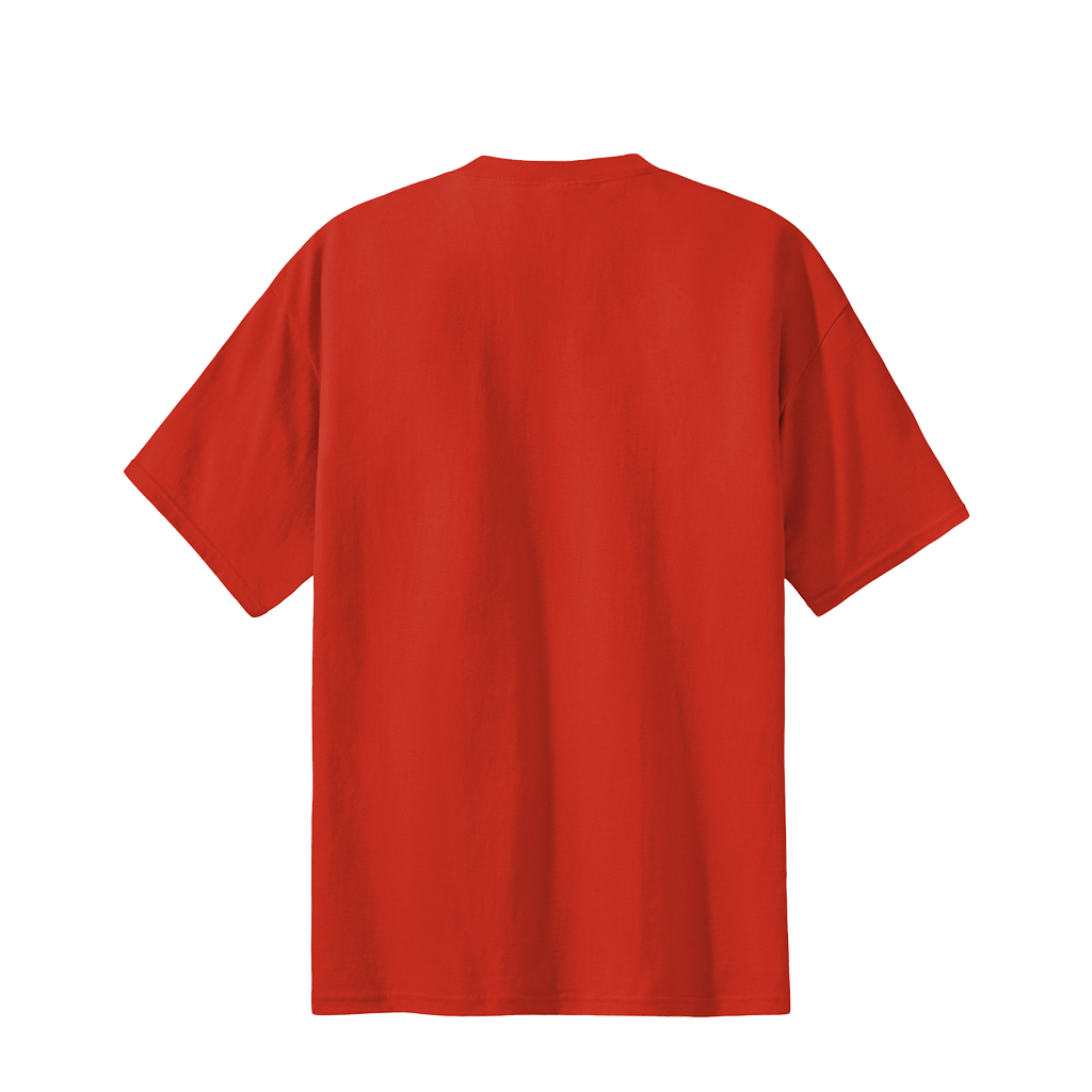 Port & Co Jet Fiery Red Tall Essential Tee
