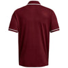 Under Armour Men's Cardinal/White Team Tipped Polo