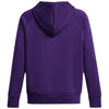 Under Armour Women's Purple/White Rival Fleece Hoodie