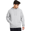 Under Armour Men's Mod Grey/White Rival Fleece Hoodie