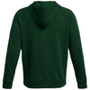Under Armour Men's Forest Green/White Rival Fleece Hoodie