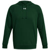 Under Armour Men's Forest Green/White Rival Fleece Hoodie