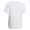 Under Armour Men's White/Black Heavyweight Patch Short Sleeve