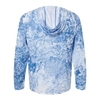 HUK Men's Regatta Pursuit Mossy Oak Printed Hooded Long Sleeve T-Shirt