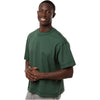 American Apparel Unisex Pine Heavyweight Cotton Mid-Length Tee