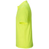 Edwards Men's High Visibility Lime Mini-Pique Snag-Proof Polo