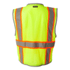 ML Kishigo Men's Lime Premium Brilliant Series Heavy-Duty Class 2 Vest