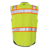ML Kishigo Men's Lime Premium Black Series Black Bottom Class 2 Vest
