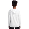 Charles River Unisex White Lightweight Stretch Hoodie