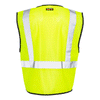 ML Kishigo Men's Lime Class 2 Double-Pocket Zippered Economy Vest