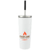 Leeds White Maia 2-in-1 Copper Vacuum Tumbler Kit 24oz