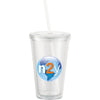 Leed's Clear Sedici Tumbler 16oz
