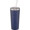 Leeds Navy Thor Copper Vacuum Insulated Tumbler 22oz