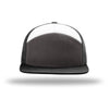 Richardson Charcoal/Black/White 7-Panel Trucker