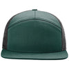 Richardson Dark Green/Black 7-Panel Trucker