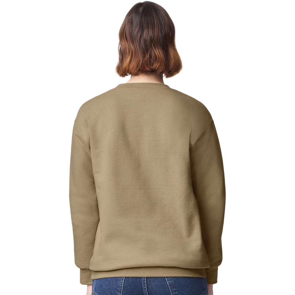 Gildan Unisex Tan Hammer Maxweight Crewneck Sweatshirt