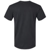 American Apparel Men's Black CVC Henley Tee