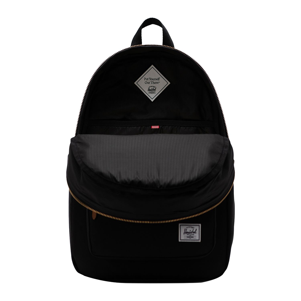 Herschel Black Recycled Settlement 15" Computer Backpack