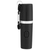 Hit Black Rechargeable Portable Alarm And Flashlight With Carabiner Attachment