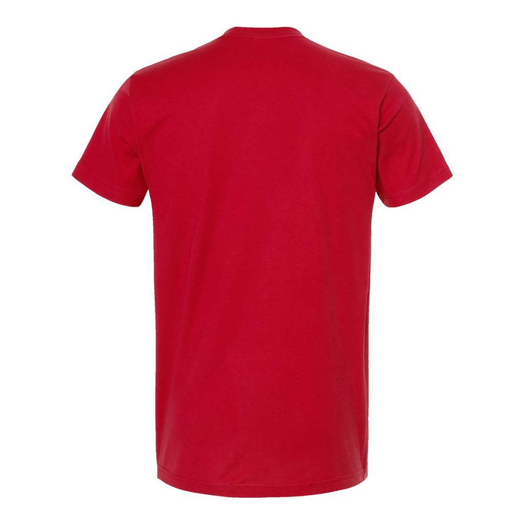 Tultex Unisex Red Fine Jersey T-Shirt