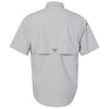 Columbia Men's Cool Grey PFG Bahama Short Sleeve Shirt