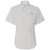 Columbia Women's Cool Grey PFG Tamiami Short Sleeve Shirt
