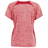Holloway Women's Scarlet Heather Electrify Coolcore Tee