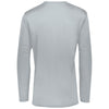 Holloway Men's Silver Momentum Long Sleeve Tee