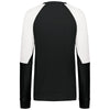 Holloway Women's Black/White Momentum Team Fleece Crew