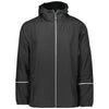 Holloway Men's Black Packable Full Zip Jacket