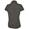 Charles River Women's Graphite Heathered Eco-Logic Stretch Polo