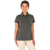 Charles River Women's Graphite Heathered Eco-Logic Stretch Polo