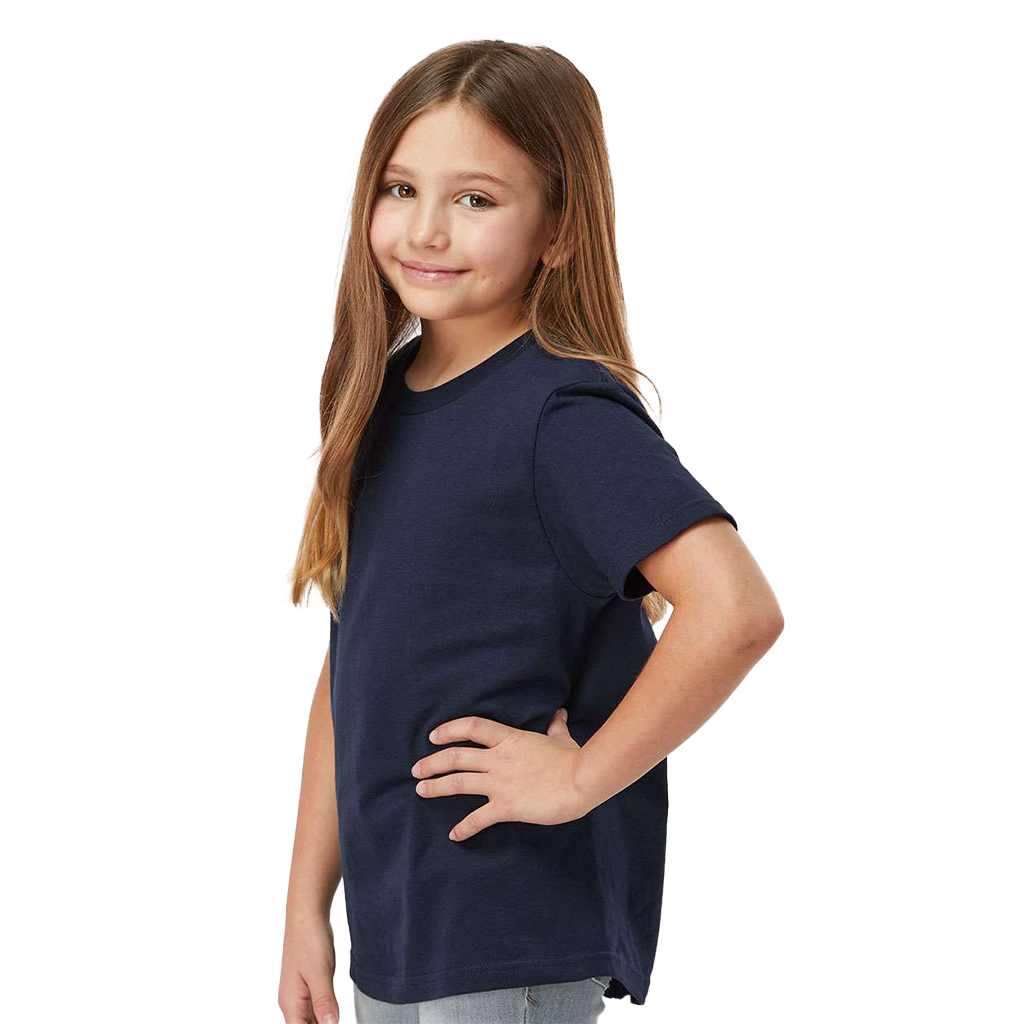 Tultex Youth Navy Fine Jersey T-Shirt