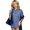 Vansport Women's Navy/Grey Pro Eagle Polo