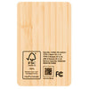 Hit Grey with Bamboo 5,000 mAh Bamboo & rPET Power Bank