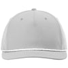 48-Hour Richardson Light Grey/White 5-Panel Classic Rope Cap